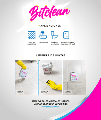 BITCLEAN® LIMPIADOR DE JUNTAS MULTIUSOS